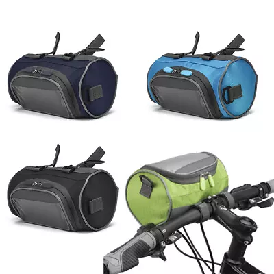 Bicycle Cycling Bike Front Top Tube Frame Bag MTB Waterproof Phone Holder Case • $10.81