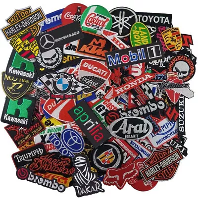 Wholesale Motorcycle Car Auto Motor Racing Sew Iron On Embroidery Applique Patch • $400