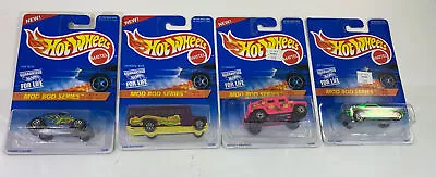 Hot Wheels 1995 67 Camaro Hummer School Bus VW Bug Mod Bod Series Lot Of 4 • $10.85