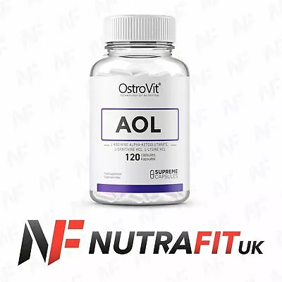OSTROVIT AOL SUPREME CAPSULES AAKG Ornithine HCL Lysine HCL 120 Caps • £11.99