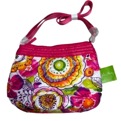 VERA BRADLEY Puffy Crossbody Purse Clementine Pink Nwt • $29.99