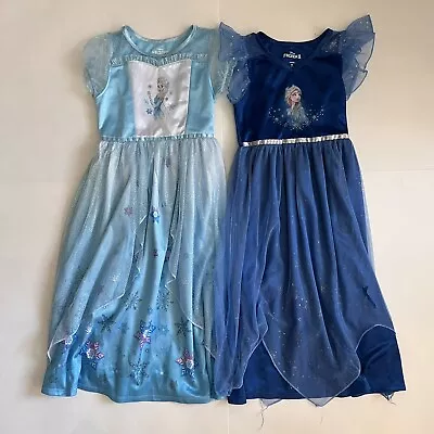 Disney Frozen Elsa Short Sleeve Nightgown Pajama Girl Size M (2) • $20