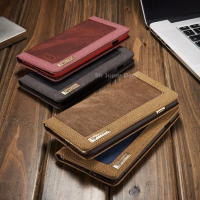 $28.59 • Buy Case Wallet Cover Etui Sleeve Bumper Pouch Back Jeans Leather Synthetic New