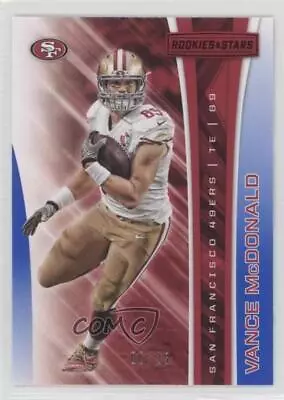 2017 Panini Rookies & Stars Red And Blue /25 Vance McDonald #136 • $5.88