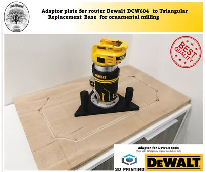 £26.99 • Buy Dewalt DCW604NT-XJ/ DCW600 Router Trimmer Adaptor Panel Cupboard Doors