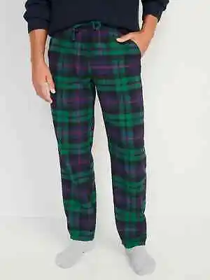 NWT Old Navy Green Blue Plaid Flannel Pajama Pants Sleep Lounge Men SMLXL XXL • $17.99