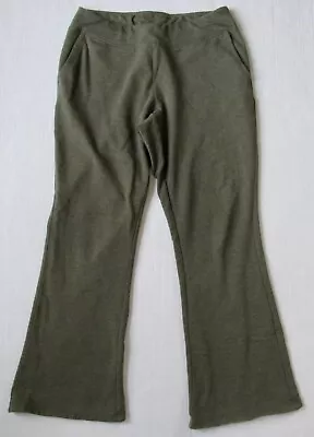 J Jill Fit Olive Green Soft Knit Lounge Active Pants W/ Pockets S Small P Petite • $14.99