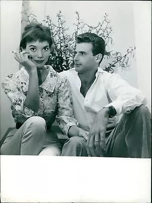 Italian Actress Elsa Martinelli Is Seen During... - Vintage Photograph 4907175 • $18.90