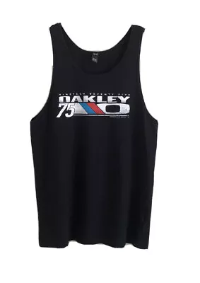 OAKLEY Vintage Mens 1975 Black Slim Muscle Tank. Size M. GUC • $14.97