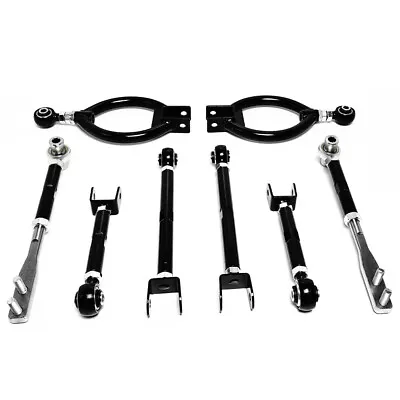 Adjustable Front Tension Rod Rear Camber Toe Traction Arms For Nissan 240sx S13 • $205.99