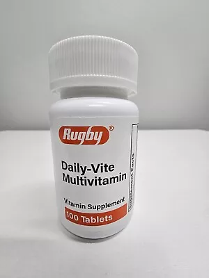 Rugby Daily Vite Multi-Vitamin Supplement 100ct Tablets • $6