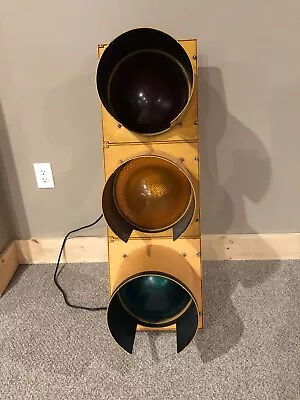 VINTAGE  1950-60's Era Traffic Signal Light Wired  12  Bubble Lens Covers - #A • $245