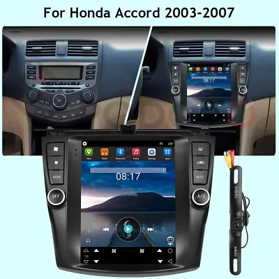 $231.99 • Buy 9.7 For Honda Accord 7 2003-2007 Vertical Android 10.1 Car Stereo GPS Radio+Cam