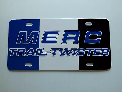 Vintage MERC TrailTwister Snowmobile Logo Novelty License Plate (081) • $12
