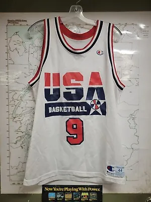 Michael Jordan #9 USA Olympic Dream Team Champion Basketball Jersey - 44 Large • $90