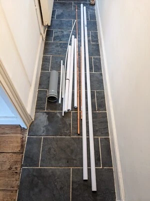 £3 • Buy Plumbing Pipe Job Lot - Copper Pipe, ABS, 110mm Waste Pipe, Hep20, Etc