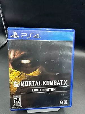 Mortal Kombat X Limited Edition (Playstation 4 2015) PS4 • $11.95