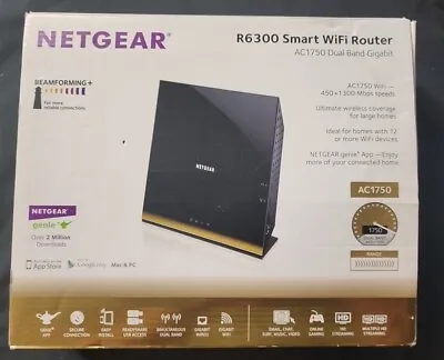 NEW! NETGEAR R6300 1300Mbps 5 Port Wireless Router • $49.21