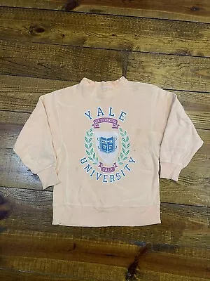 Vintage Yale University Crewneck Sweatshirt 90s 80s Usa College Reverse Weave • $59