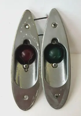 Vintage Catalonia 27 Port & Starboard Running Lights Red/Green Pair • $69.99