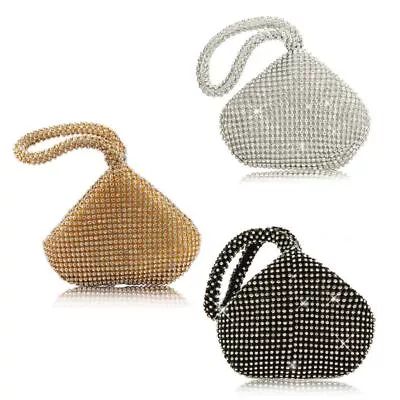 Women S For Glitter Handbag Purse Clutch Evening Luxury Bags Party Prom • $25.28