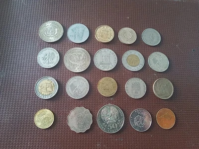£7 • Buy Assorted Foreign Coins Job Lot