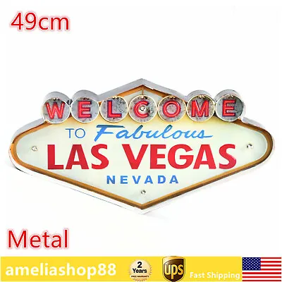 Welcome To Fabulous Las Vegas Neon Sign Vintage Look Light Neon Sign Decor USA • $34.20