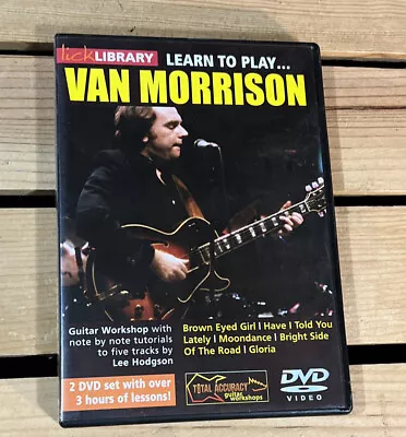 LICK LIBRARY Learn To Play VAN MORRISON Brown Eyed Girl Gloria Lesson GUITAR DVD • $13.99