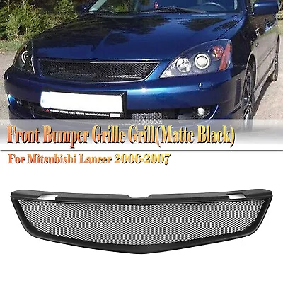 1pc Front Bumper Grille Mesh Grill For Mitsubishi Lancer 2006-2007 Fiberglass • $134.32