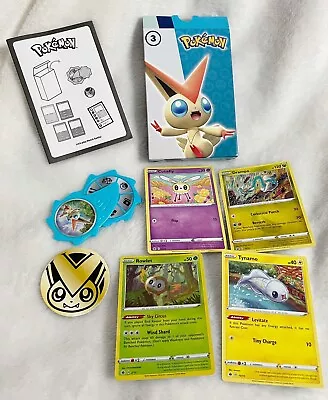 McDonald's Happy Meal #3 Pokemon Match Battle Game With Cards & Pieces 2022 • $22