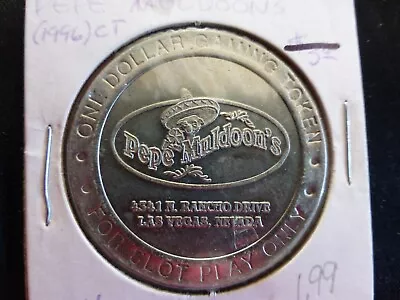 Pepe Muldoon's (bar) Las Vegas Nevada $1 Route Token • $1.99