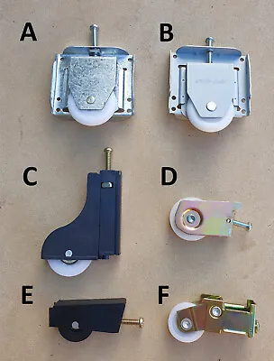 Sliding Wardrobe Door Rollers Carriages Wheels Doric Stegbar Boral Dias • $12