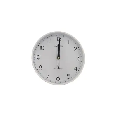 Amplus White Radio Controlled Wall Clock PW347 • £21.37