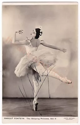 Ballet. Margot Fonteyn. The Sleeping Princess. Signed Anthony Photocard • $17.52