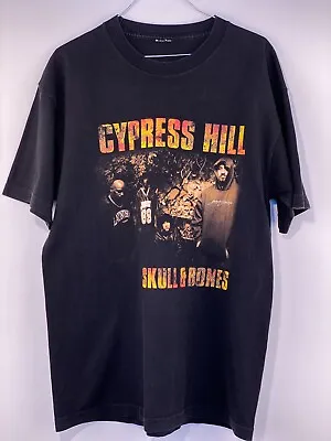Vintage Cypress Hill Skull And Bones Shirt 2000 Album Concert Tour Large Black • $149.99