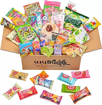 40 Japanese Candy Box 30 Japanese Snacks Plus 10 Japanese Kit Kat Flavors • £34.58