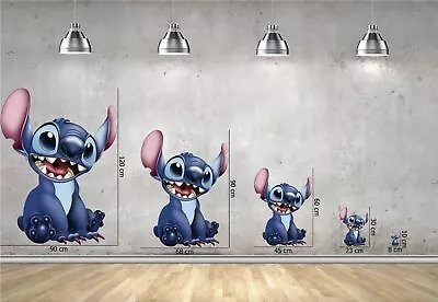 £3.99 • Buy Lilo And STITCH Childrens Kids Nursery Wall Stickers Bedroom Decal Art Vinyl