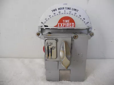 Vintage Working Duncan Model 60 2 Hour Parking Meter Coin Mech Timer 1¢ 5¢ 10¢ • $45