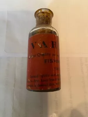 Vintage Corked Topped Glass Bottle Of Fishing Rod Varnish • $25