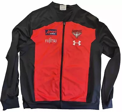 XL Under Armour Essendon Bombers Accelerate Jacket Mens AFL On-Field Vintage • $45