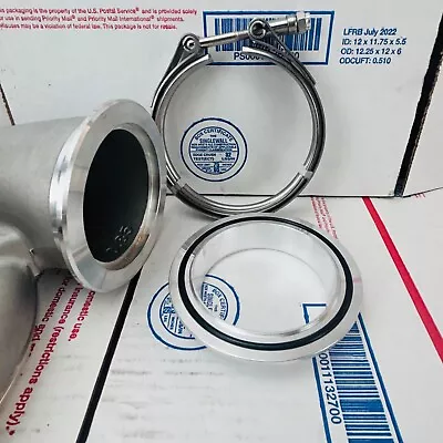 NEW Turbo Compressor V-band Flange Clamp Short S400 S400SX-E S500SX S500SX-E • $38