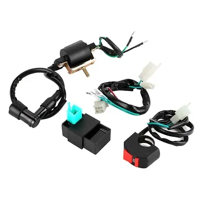 Kick Start Engine Start Wiring Harness Full Kit For 50/110/125cc Trail Dirt Bike • $18.95