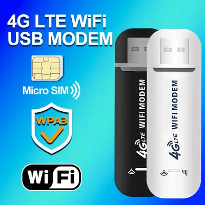 4G LTE Unlocked USB  WIFI Dongle Modem Wireless Router Mobile Broadband SIM Card • $13.99