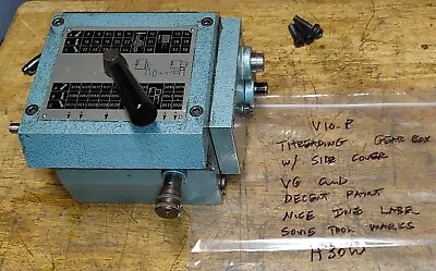 Emco Maximat V10-P Lathe Threading Gearbox W/ Mounting Bolts H30W • $225