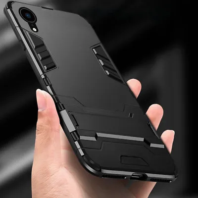 Slim Double Layer Armor Case With Kick Stand For IPhone 7 8 Plus X Xs Max XR • $10.44