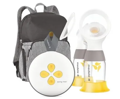 Medela Swing Maxi Double Electric Breast Pump - White • $183.99