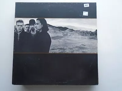 U2 - THE JOSHUA TREE. - VINYL LP - 33rpm W/PHOTO/LYRICS INSERT   NEAR MINT!! • $12