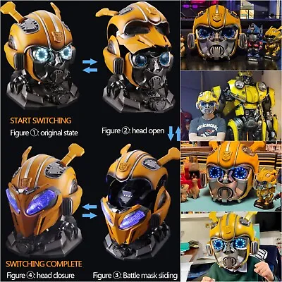 1:1Voice Control Bumblebee Helmet ( English )/Toys/Birthday Gift Great Gift Cool • $289.99