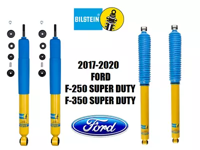 Bilstein B6 4600 Front Rear Shocks For 2017-2020 Ford F-250 / F-350 Super Duty • $342.27