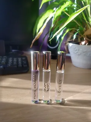 3x Sarah Jessica Parker Lovely NYC  Pure Bloom Rollerballs 10ml  • £14.99